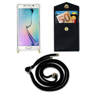 Samsung Galaxy S6 Deksel med Halskjede (svart)