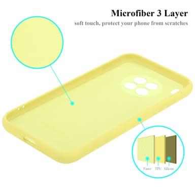 Honor 50 LITE silikondeksel case (gul)