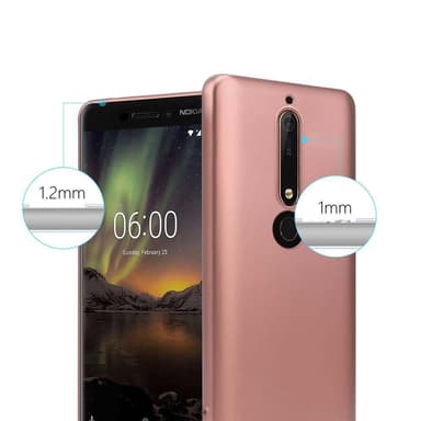 Deksel Nokia 6.1 Case Cover (rosa)