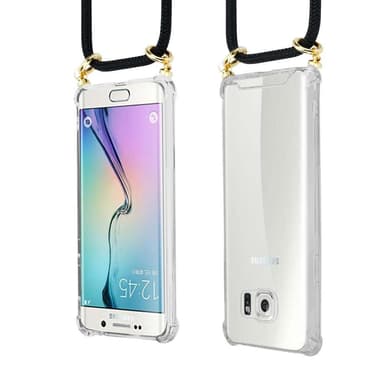 Samsung Galaxy S6 Deksel med Halskjede (svart)