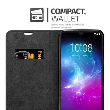 ZTE Blade A7 2019 lommebokdeksel case (svart)