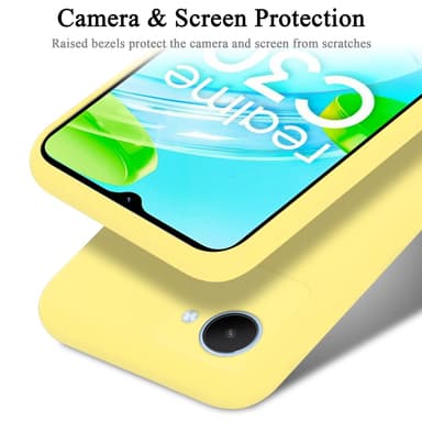 Realme C30 / Narzo 50i PRIME silikondeksel case (gul)