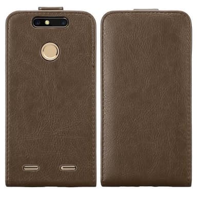 ZTE Blade V8 MINI deksel flip cover (brun)