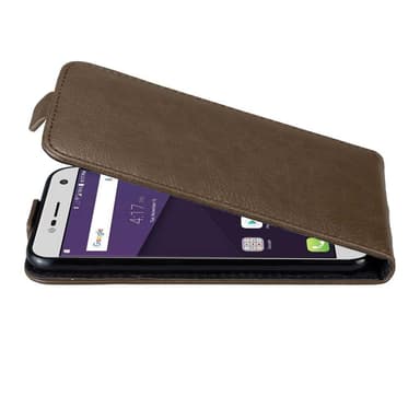 ZTE Blade V8 MINI deksel flip cover (brun)