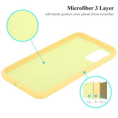 Samsung Galaxy S20 PLUS silikondeksel case (gul)