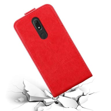 WIKO VIEW PRIME deksel flip cover (rød)