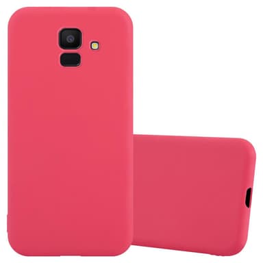 Deksel Samsung Galaxy J6 2018 Silikon cover (rød)