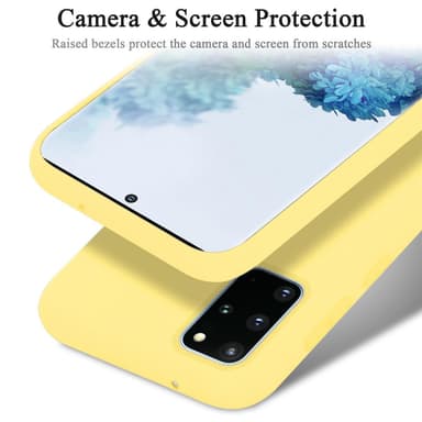 Samsung Galaxy S20 PLUS silikondeksel case (gul)
