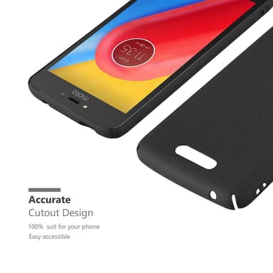 Motorola MOTO C Hardt Deksel Cover (svart)