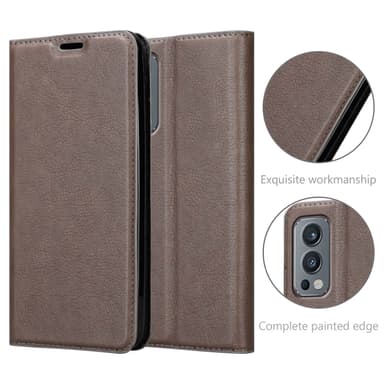 OnePlus Nord 2 5G lommebokdeksel case (brun)