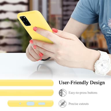 Samsung Galaxy S20 PLUS silikondeksel case (gul)