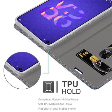 Huawei NOVA 5 / 5 PRO lommebokdeksel etui (blå)