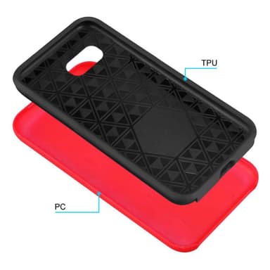 Samsung Galaxy A3 2017 Deksel Case Cover (rød)