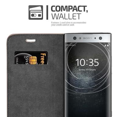 Sony Xperia XA2 ULTRA lommebokdeksel case (brun)