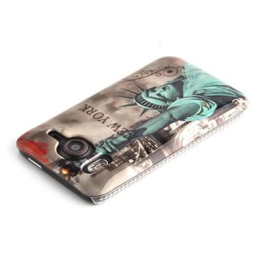 HTC Desire HD Hardt Deksel Case (brun)