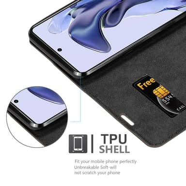 Xiaomi 11T / 11T PRO lommebokdeksel case (brun)