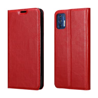 Motorola MOTO G9 PLUS lommebokdeksel case (rød)