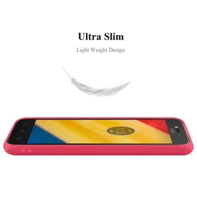 Deksel Motorola MOTO C PLUS Silikon cover (rød)
