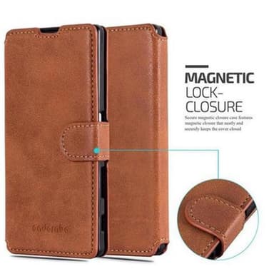 Sony Xperia Z5 lommebokdeksel etui (brun)