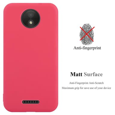 Deksel Motorola MOTO C PLUS Silikon cover (rød)