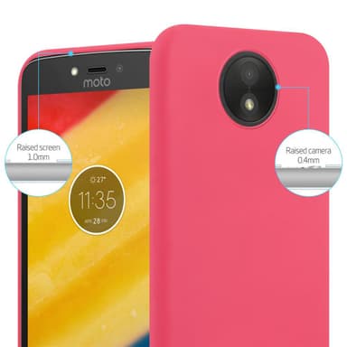 Deksel Motorola MOTO C PLUS Silikon cover (rød)