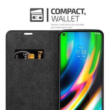Motorola MOTO G9 PLUS lommebokdeksel case (rød)