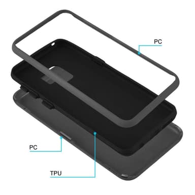 Samsung Galaxy S9 Deksel Case Cover (grå)