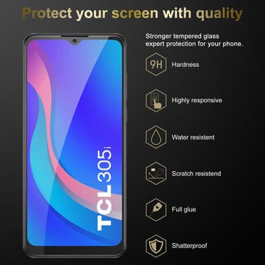 TCL 305i 3x Skjermbeskytter Skärmskydd