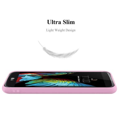 Deksel LG K10 2016 Silikon cover (rosa)