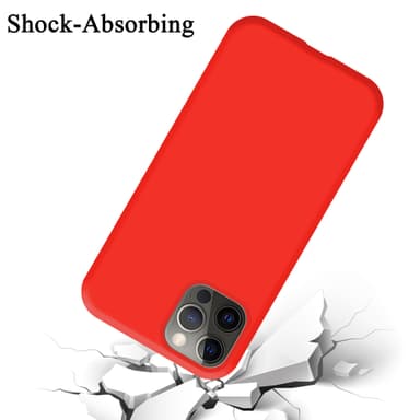 iPhone 13 silikondeksel case (rød)