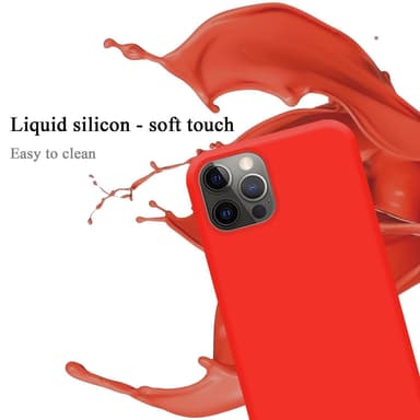 iPhone 13 silikondeksel case (rød)