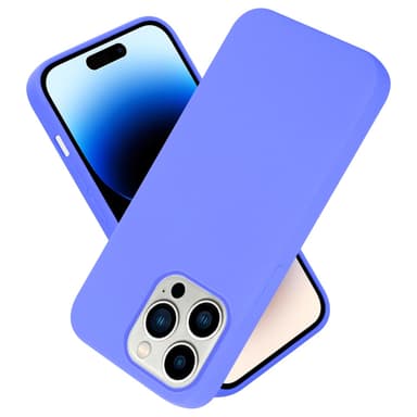 iPhone 14 PRO silikondeksel case (lilla)