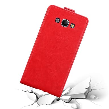 Samsung Galaxy A8 2015 deksel flip cover (rød)