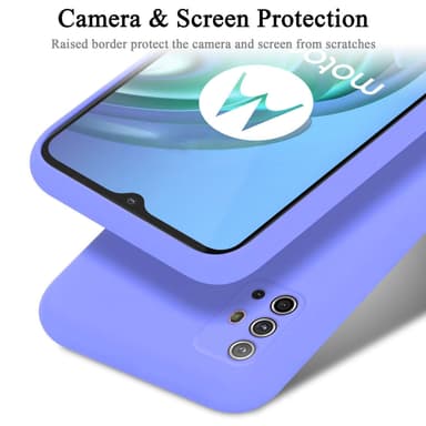Motorola MOTO G10 / G30 silikondeksel case (Lilla)