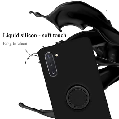 Deksel Samsung Galaxy NOTE 10 Ring Case (svart)