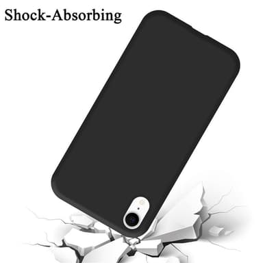 iPhone XR silikondeksel case (svart)