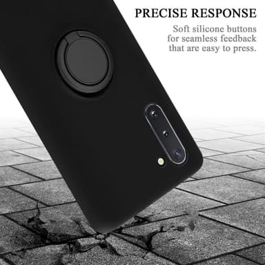 Deksel Samsung Galaxy NOTE 10 Ring Case (svart)