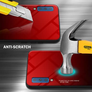 Deksel Samsung Galaxy A7 2018 Case Cover (svart)