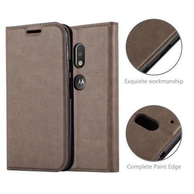 Motorola MOTO G4 PLAY lommebokdeksel case (brun)