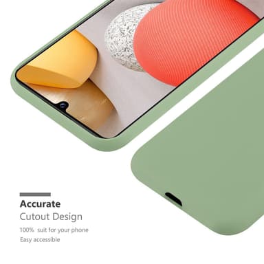 Deksel Samsung Galaxy A42 4G Silikon cover (grønn)