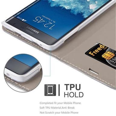 Samsung Galaxy NOTE EDGE lommebokdeksel etui (grå)