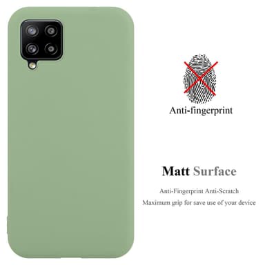 Deksel Samsung Galaxy A42 4G Silikon cover (grønn)