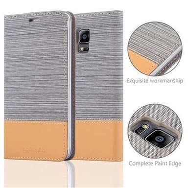 Samsung Galaxy NOTE EDGE lommebokdeksel etui (grå)