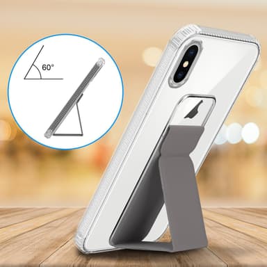 iPhone X / XS Deksel Case Cover (grå)
