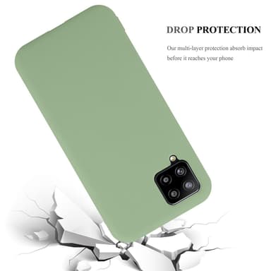 Deksel Samsung Galaxy A42 4G Silikon cover (grønn)