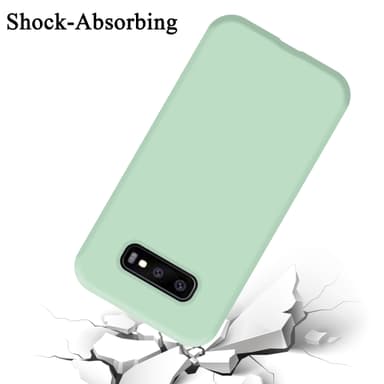 Samsung Galaxy S10e silikondeksel case (grønn)