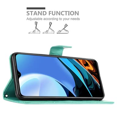 Xiaomi RedMi 9T / POCO M3 lommebokdeksel Blomster