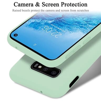 Samsung Galaxy S10e silikondeksel case (grønn)