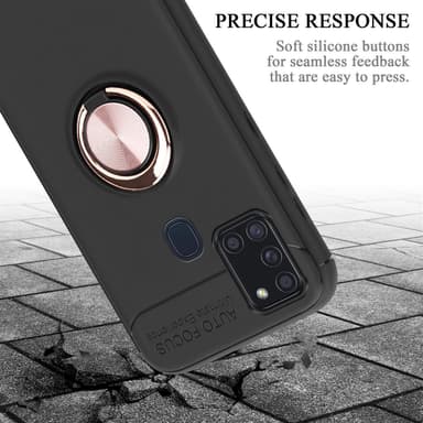 Samsung Galaxy A21s silikondeksel cover (svart)