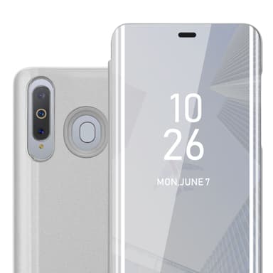 Samsung Galaxy A8s lommebokdeksel etui (sølv)